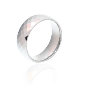 טבעת הולוגרמה כסופה