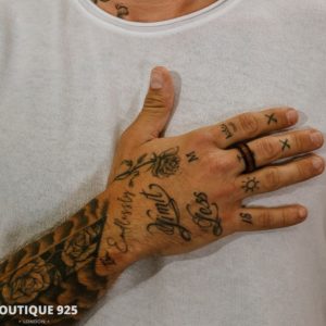 טבעת טונגסטן גלגל מהגוני שחור