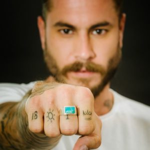 טבעת כסף 925 עם אבן טורקיז