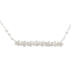 צ'וקר כוכבים מכסף משובץ בזירקונים