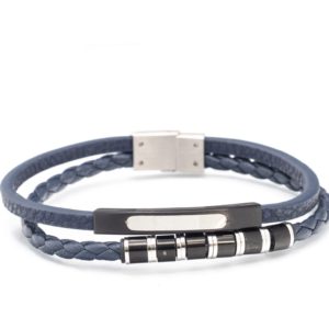 צמיד כפול עם אלמנט כפול