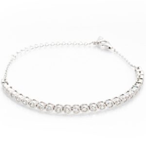 צמיד כסף מרובה אלמנטים עגולים