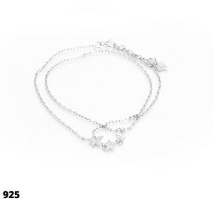 צמיד טבעת כוכבים משובץ זירקונים