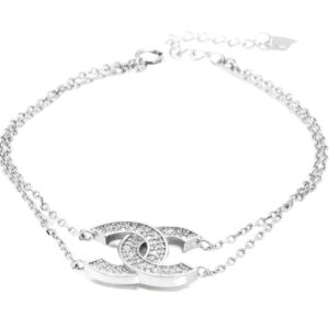 צמיד כסף אינפיניטי רצועות כפולות