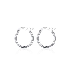 עגילי חישוק קטנים מכסף 925 טהור