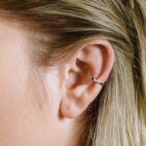 הליקס מכסף עם זרקן כחול משובץ זירקונים