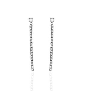 עגילי טניס מכסף אלמנט נופל