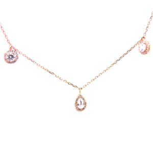 צ'וקר טיפות ואלמנט עגול מרוז גולד