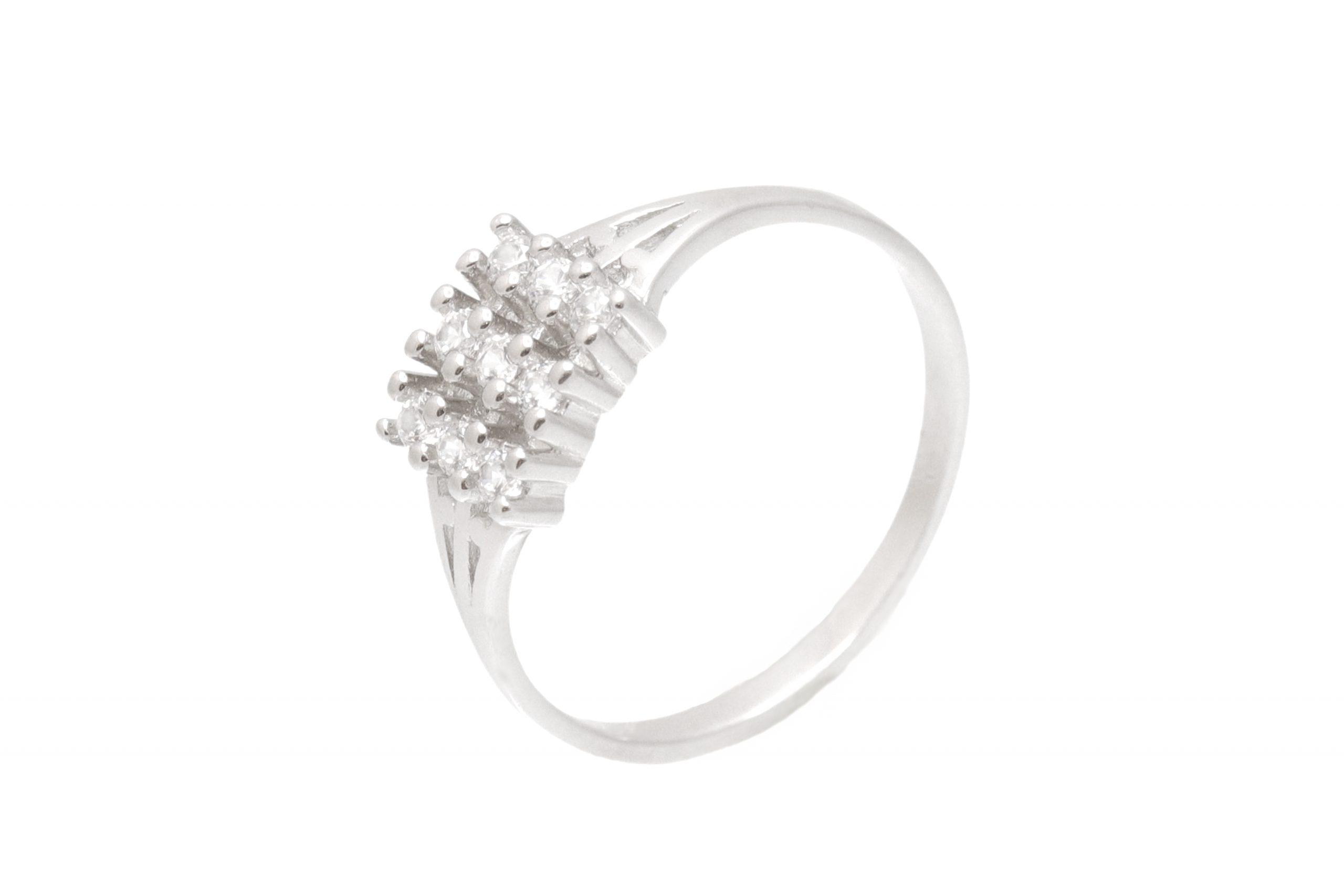 טבעת כסף אלמנט מרובע – תמונה 4