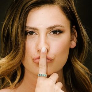 טבעת אבני ספיר מכסף 925 טהור