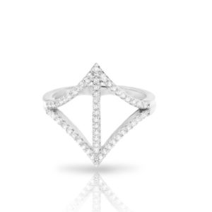 טבעת כסף קור עכביש