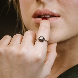 טבעת כסף צל הכוכבים