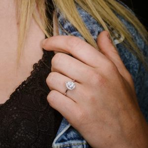 טבעת כסף טיפת זרקן