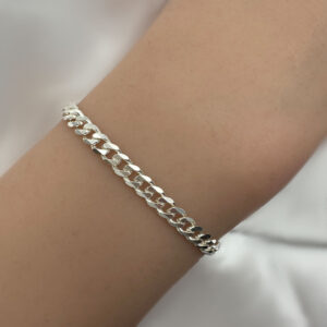 צמיד חוליות מכסף 925 טהור לאישה