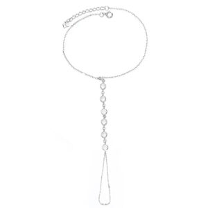 צמיד טבעת עם אלמנטים עגולים קטנים