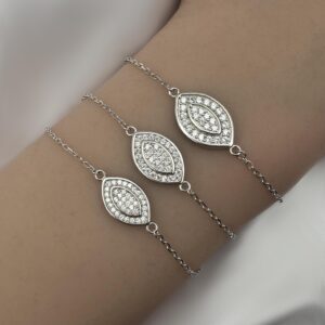 צמידי כסף 925 עין