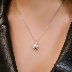 שרשרת כסף פתית שלג