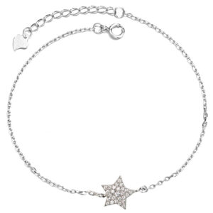 צמיד כסף כוכב קטן