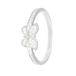 טבעת כסף 925 פרפר