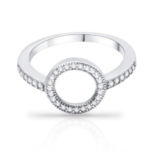 טבעת מעגל החיים יוקרתית מכסף 925