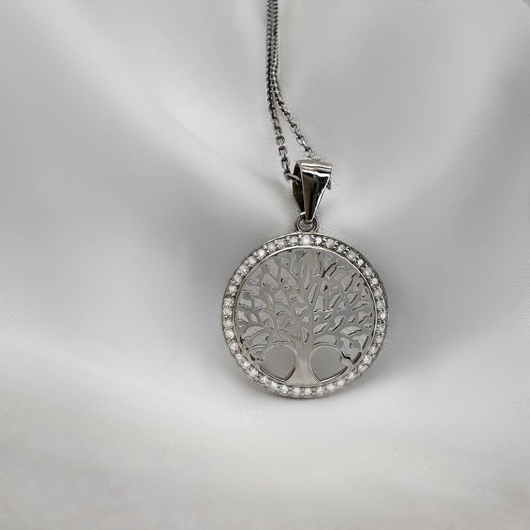 שרשרת עץ החיים - עץ החיים - עץ החיים מכסף - שרשרת כסף - כסף 925