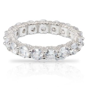 טבעת איטרניטי מכסף טהור