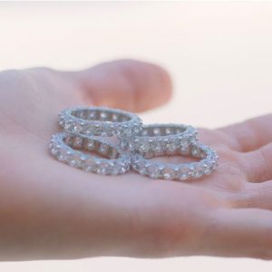 טבעת איטרניטי מכסף טהור