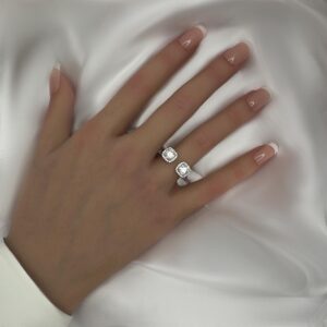 טבעת מלבנים פתוחה