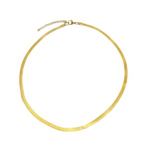 שרשרת קלאופטרה דקה בצבע זהב