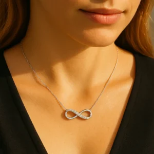 שרשרת אינפינטי מכסף