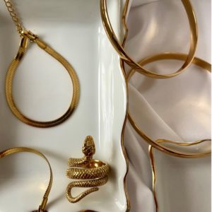 צמיד קלאופטרה זהב