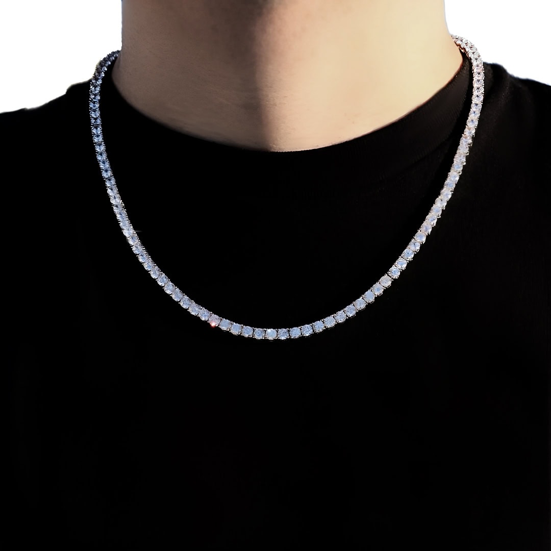 שרשרת טניס - שרשרת טניס לגבר - שרשאות טניס לגבר - שרשרת אייס - שרשראות אייס - תכשיטי אייס