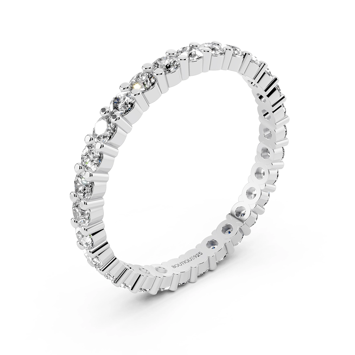 טבעת כסף טניס - טבעות טניס - טבעת טניס מכסף אמיתי.webp