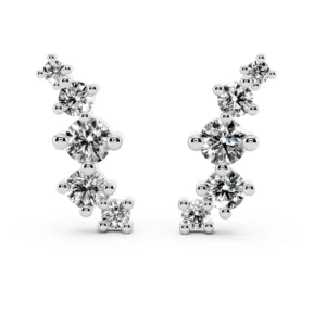 עגילי דיאמונד מטפסים