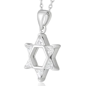 שרשרת מגן דוד מכסף 925 לאישה