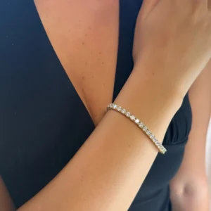 צמיד טניס 4 מ"מ זהב