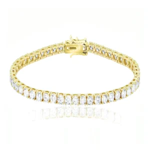 צמיד טניס אייס זהב 4 מ"מ