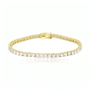 צמיד טניס אייס זהב 3 מ"מ