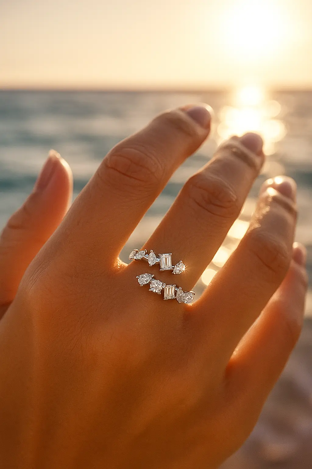 טבעת חיתוכי יהלום