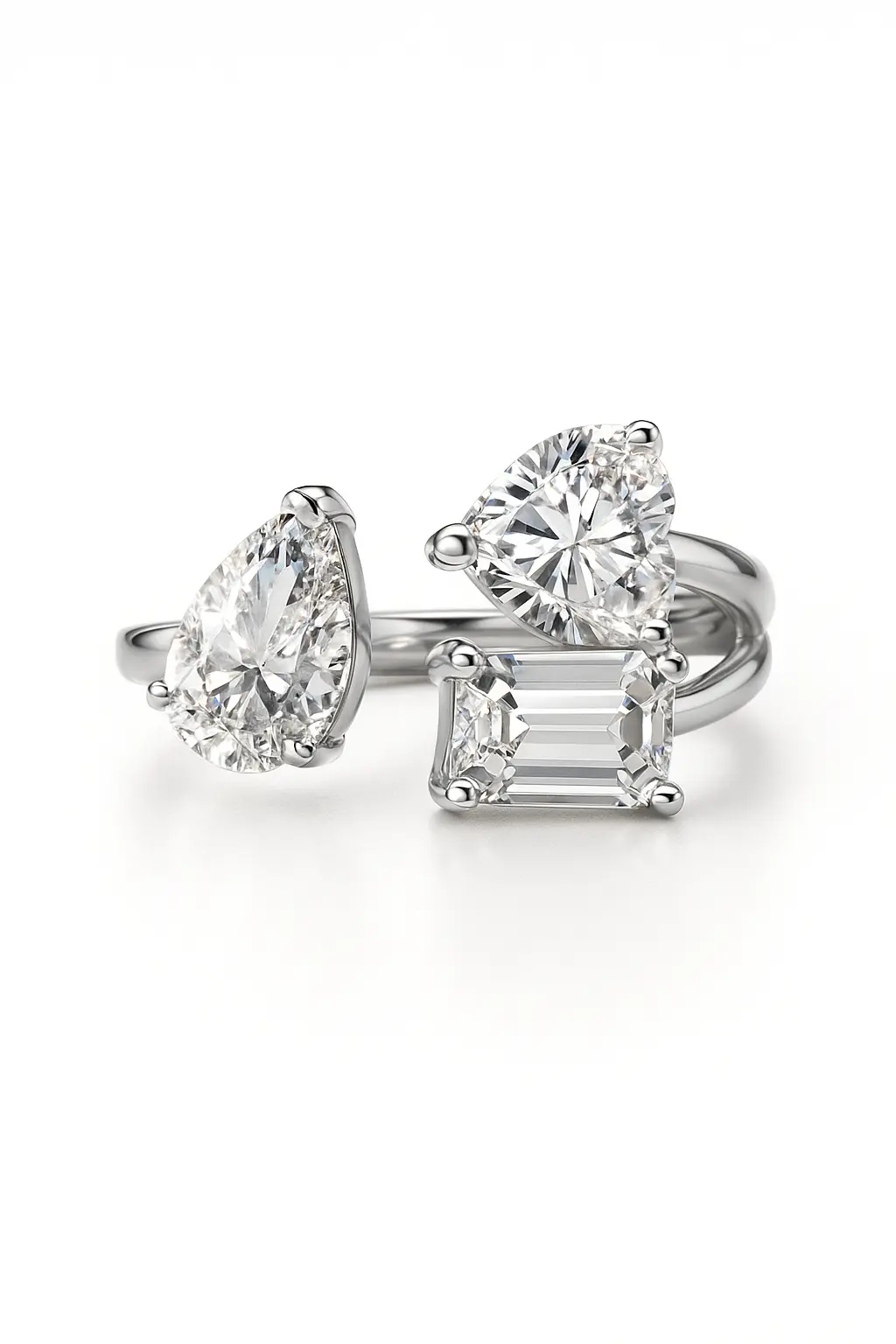 טבעת טריו דיאמונד