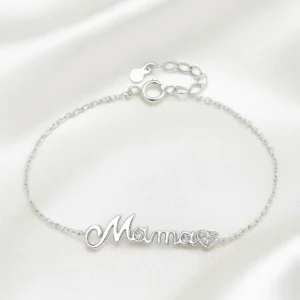 צמיד MAMA קטן מכסף 925